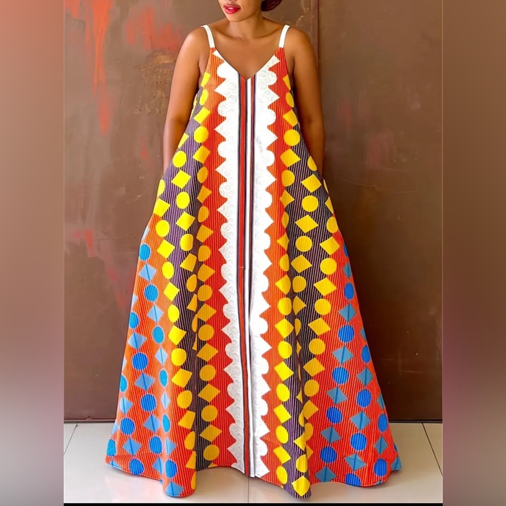 Beautiful tribal print dress!
